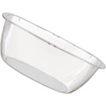 Transparent Plastic Wash Basin - Multi-Functional Laundry Dish Basin, Medium Size, Durable for Home and Dormitory Use
